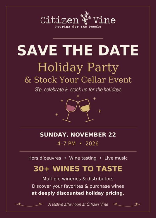 Citizen Vine's Holiday Party & Stock Your Cellar Event