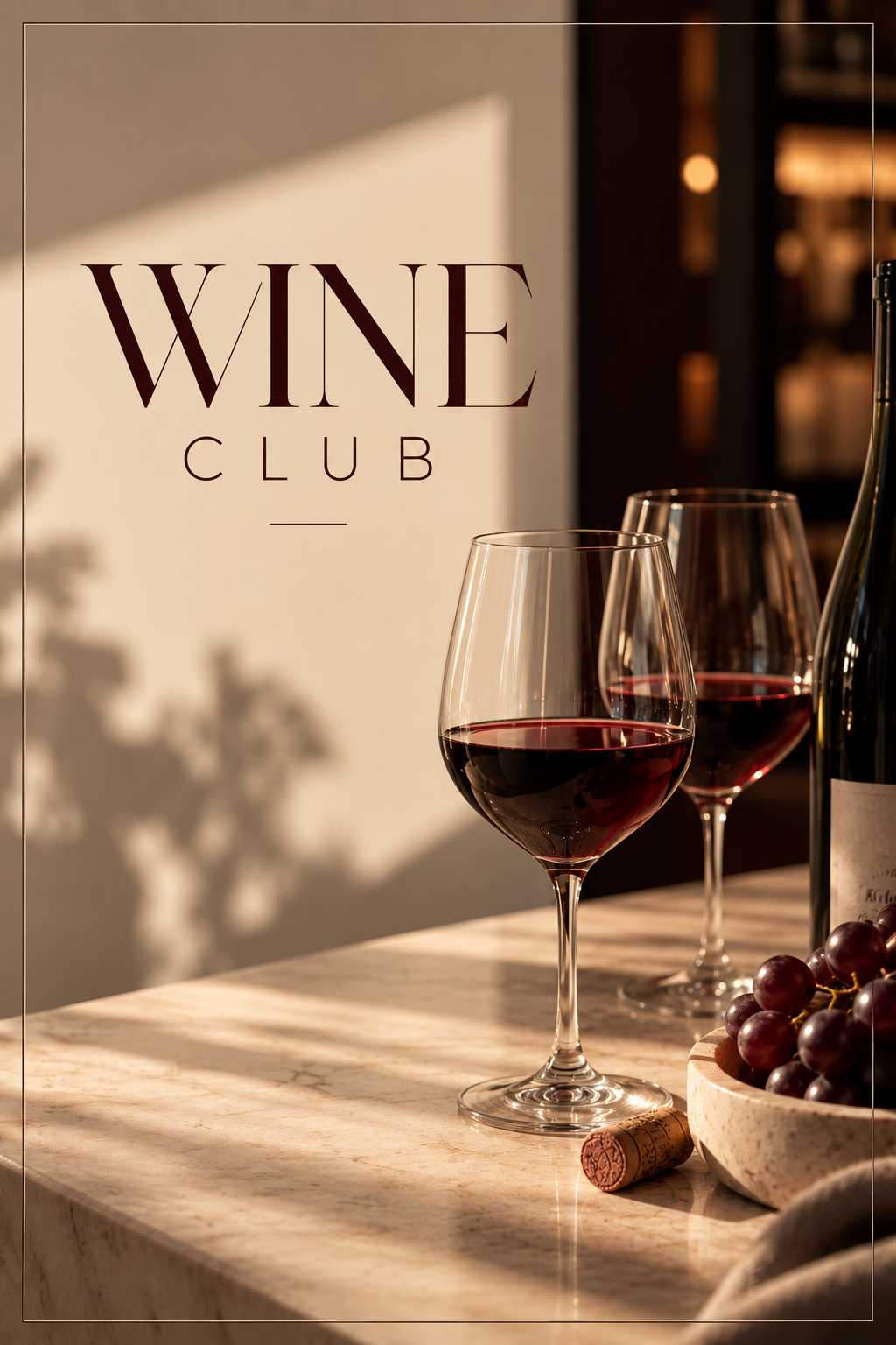Wine Club Enthusiasts Saturday October 10th